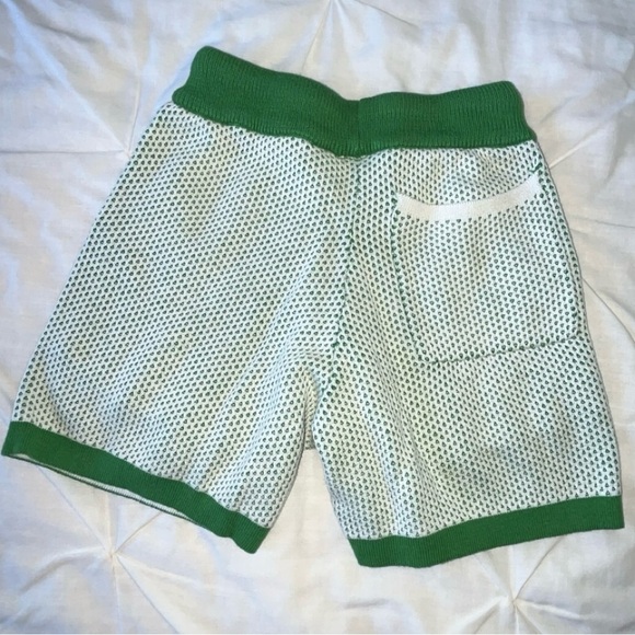 Forever 21 x Hello Kitty Unisex Toddler Green & White Drawstring Shorts SIZE 5/6 - Picture 2 of 4